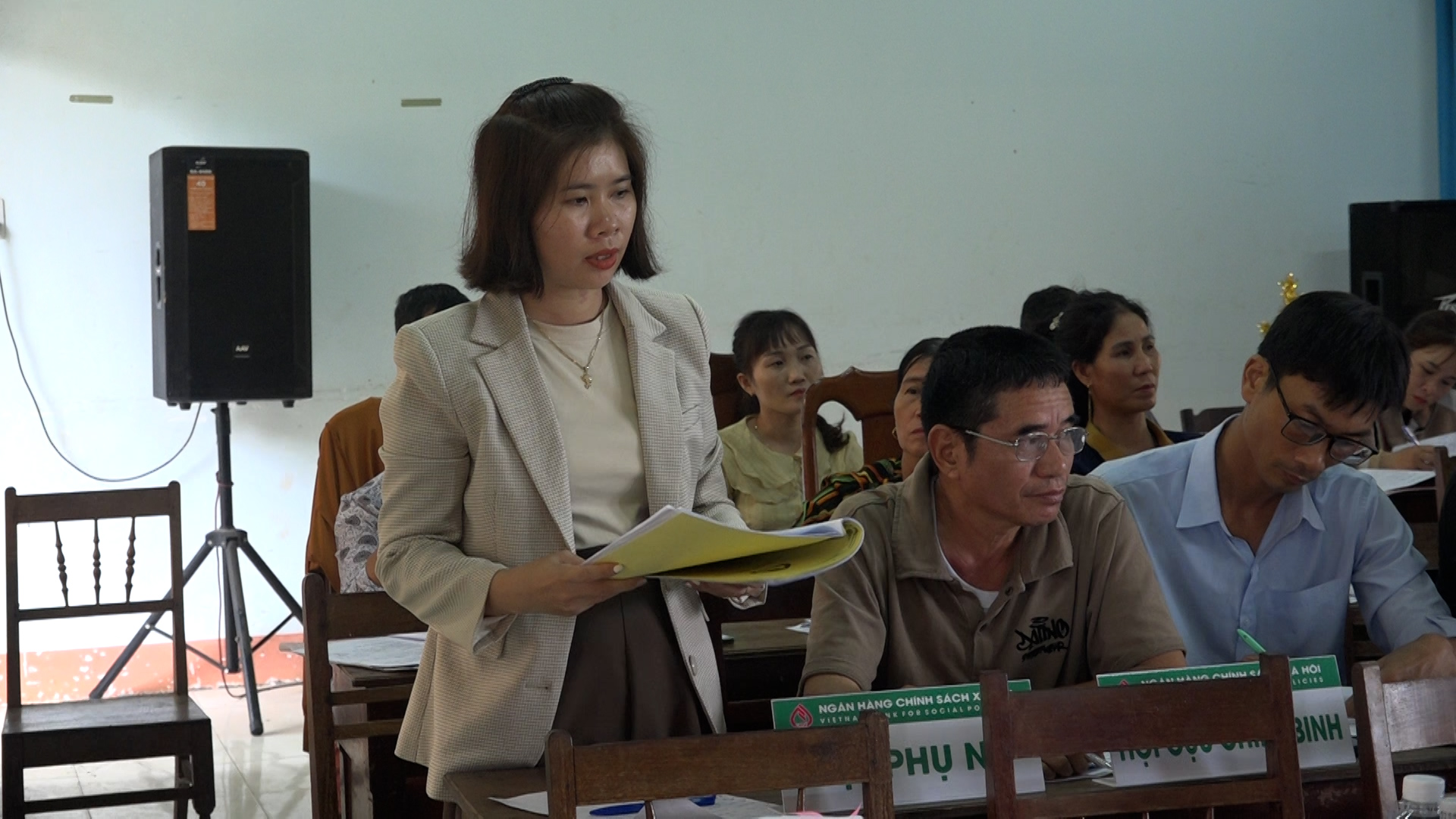 Hội LHPN xã thông báo kết quả hoạt động (1)